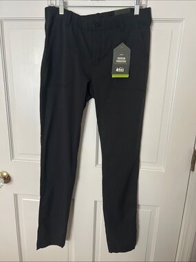 NWT REI Black Taereen Trousers  - Regular  Fit 8